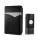Commel wireless doorbell, 36 melodies, 300 m range, black/chrome