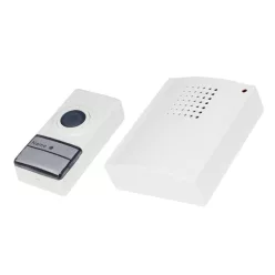Commel wireless doorbell, 36 melodies, 100 m range, white