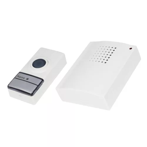 Commel wireless doorbell, 36 melodies, 100 m range, white