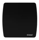 Commel elszívó ventilátor 100 mm, záró lamellával, golyóscsapágyas fekete 12 W, 95 m³/h , 34 dB