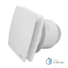 Commel elszívó ventilátor 120 mm, időzítővel, záró lamellával, golyóscsapágyas  16 W, 160 m³/h , 34 dB