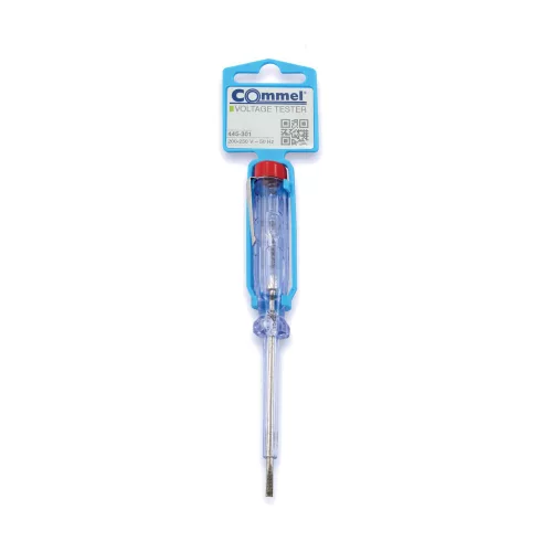 Commel voltage tester screwdriver - 200-250 V AC - 140 mm