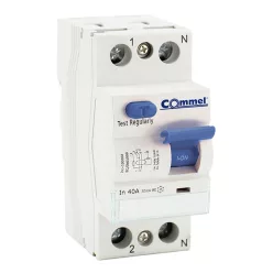 Commel RCD 25A 2P 30mA 6kA residual current circuit breaker