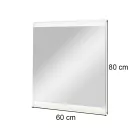 Liv 60 Spiegel mit LED-Beleuchtung