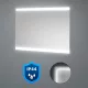 Liv 80 Spiegel mit LED‑Beleuchtung