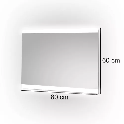 Liv 80 Spiegel mit LED‑Beleuchtung