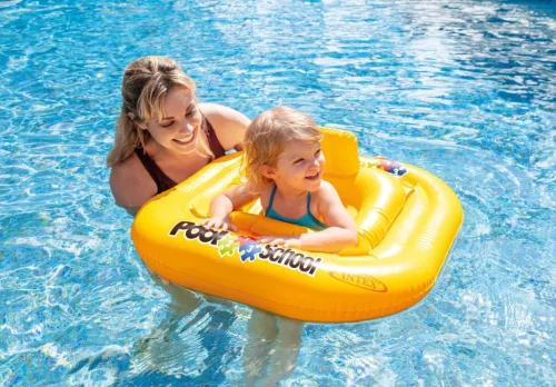 Intex 56587 gyermek úszástanuló ülőkarika háttámlával