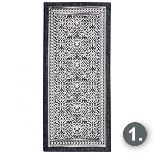 Kültéri szőnyeg szett 0,8 x 1,8 m 9 db vegyes minta
