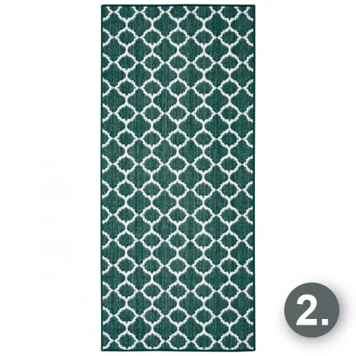 Kültéri szőnyeg szett 0,8 x 1,8 m 9 db vegyes minta