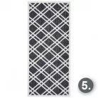 Kültéri szőnyeg szett 0,8 x 1,8 m 9 db vegyes minta