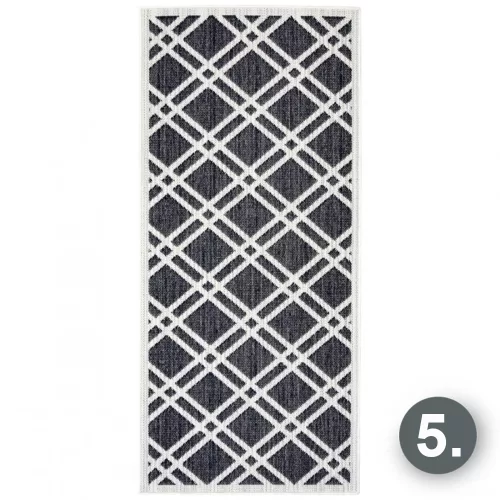 Kültéri szőnyeg szett 0,8 x 1,8 m 9 db vegyes minta