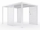LUXE Lamellás oldalpanel (R) 123x218cm 4 m-ig fehér