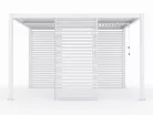 LUXE Lamellás oldalpanel (R) 123x218cm 4 m-ig fehér