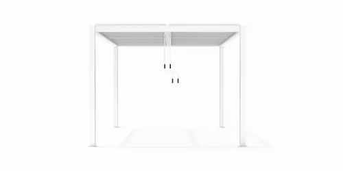 LUXE pergola 3x4m fehér LED világítással