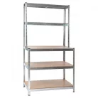 Nagy teherbírású polc G 100x30/60x180 cm 150 kg