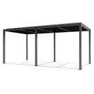 LUXE pergola 5,8x4m antracit LED világítással