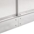 Polikarbonát üvegház 250 x 310 x 124/205 cm