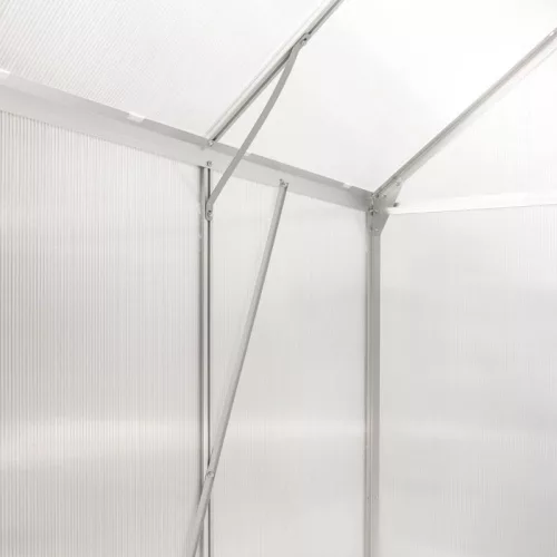 Polikarbonát üvegház 250 x 430 x 124/205 cm