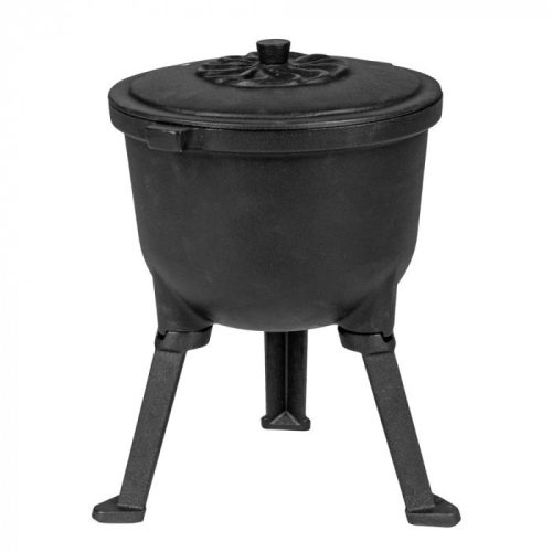 Öntöttvas edény lábakkal 15 literes zománcozott