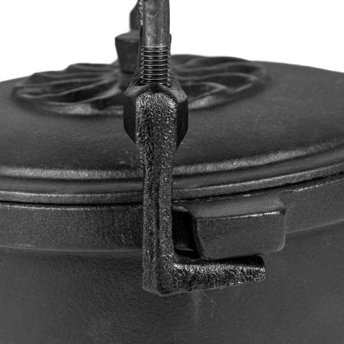 Öntöttvas edény lábakkal 5 literes zománcozott