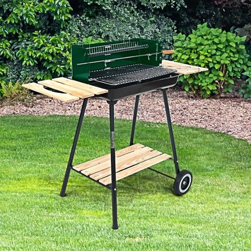 MIR244 téglalap alakú görgős széngrill