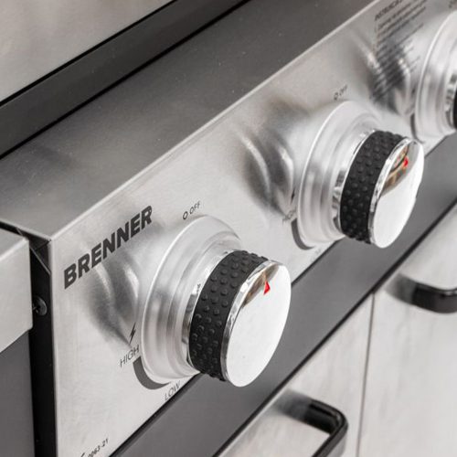 BR-K4PLUS komplett kerti grillpult 4+1 égős