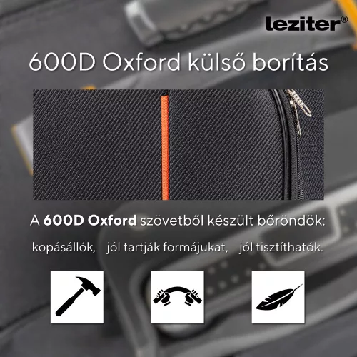 TraveLux light kabinbőrönd puha levehető kerékkel 55x40x20 cm