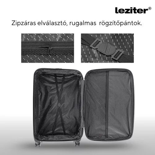 TraveLux light kabinbőrönd puha levehető kerékkel 55x40x20 cm