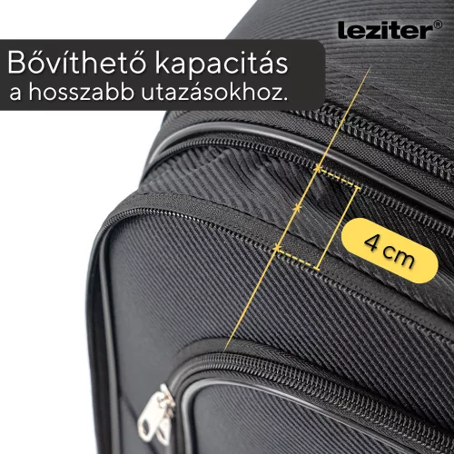 TraveLux light közepes bőrönd puha 68x45x25 cm