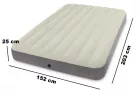 Intex 64103 felfújható velúr matrac, 203 × 152 cm