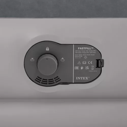 Intex 64112 egyszemélyes felfújható ágy beépített elektromos pumpával, 191 × 99 × 30 cm