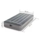 Intex 64112 egyszemélyes felfújható ágy beépített elektromos pumpával, 191 × 99 × 30 cm