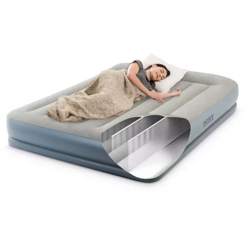 Intex 64118ND kétszemélyes felfújható matrac pumpával, 203 × 152 cm