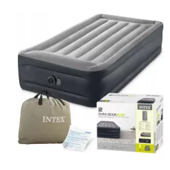   Intex 64132 egyszemélyes felfújható ágy beépített elektromos pumpával, 191 × 99 × 42 cm