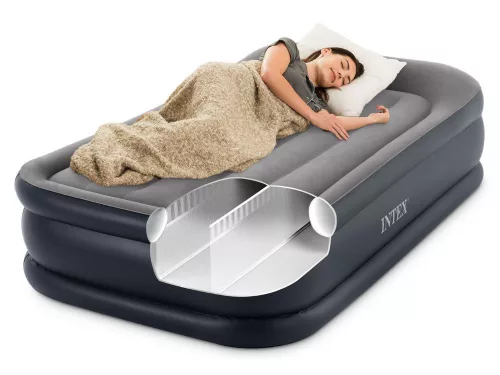 Intex 64132 egyszemélyes felfújható ágy beépített elektromos pumpával, 191 × 99 × 42 cm