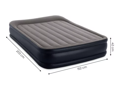 Intex 64136 kétszemélyes felfújható matrac beépített pumpával, 203 × 152 cm