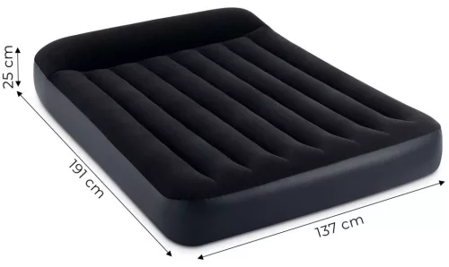 Intex 64142 kétszemélyes felfújható ágy fejtámlával, 191 × 137 × 25 cm
