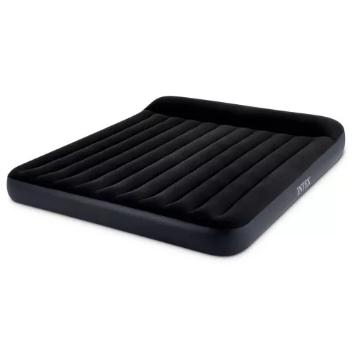 Intex 64144 nagyméretű kétszemélyes felfújható ágy fejtámlával, 203 × 183 × 25 cm