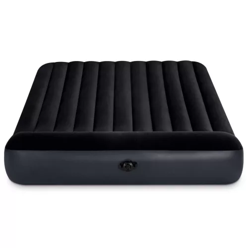 Intex 64144 nagyméretű kétszemélyes felfújható ágy fejtámlával, 203 × 183 × 25 cm