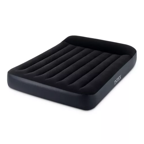 Intex 64150ND kétszemélyes felfújható velúr ágy pumpával, 203 × 152 cm