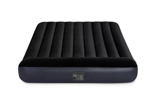 Intex 64150ND kétszemélyes felfújható velúr ágy pumpával, 203 × 152 cm