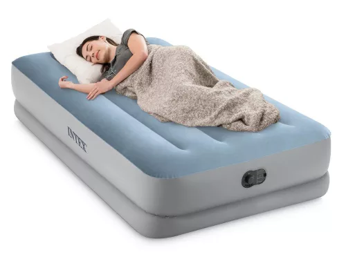 Intex 64157 egyszemélyes felfújható ágy beépített USB-s elektromos pumpával, 191 × 99 × 36 cm