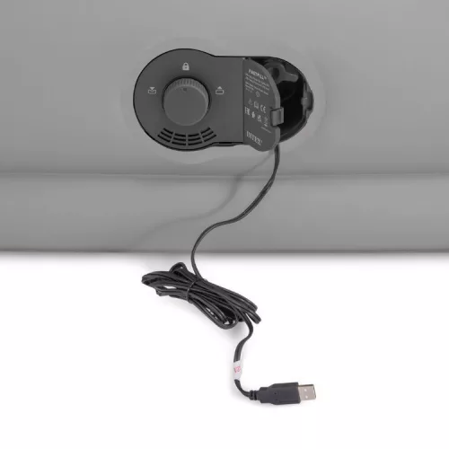 Intex 64157 egyszemélyes felfújható ágy beépített USB-s elektromos pumpával, 191 × 99 × 36 cm