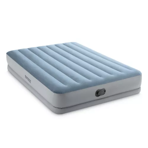 Intex 64159 kétszemélyes felfújható ágy beépített elektromos pumpával, 203 × 152 × 36 cm