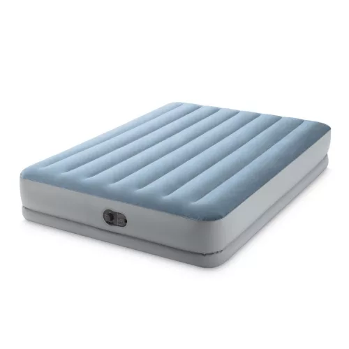 Intex 64159 kétszemélyes felfújható ágy beépített elektromos pumpával, 203 × 152 × 36 cm