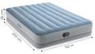 Intex 64159 kétszemélyes felfújható ágy beépített elektromos pumpával, 203 × 152 × 36 cm