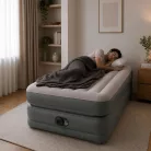 Intex 64162 egyszemélyes felfújható ágy beépített elektromos pumpával, 191 × 99 × 51 cm