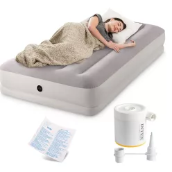   Intex 64177 egyszemélyes felfújható ágy USB-s pumpával, 191 × 99 × 30 cm