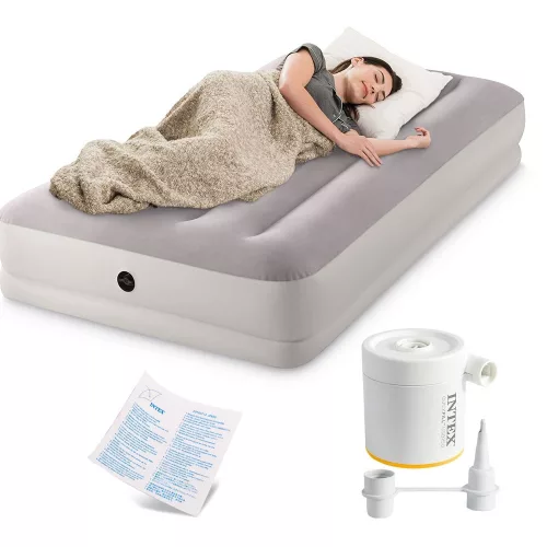Intex 64177 egyszemélyes felfújható ágy USB-s pumpával, 191 × 99 × 30 cm