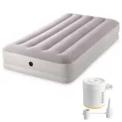 Intex 64177 egyszemélyes felfújható ágy USB-s pumpával, 191 × 99 × 30 cm